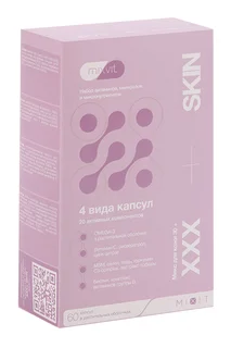 Микс Mixvit ХХХ+ Skin для кожи 30+ 60 шт капсулы