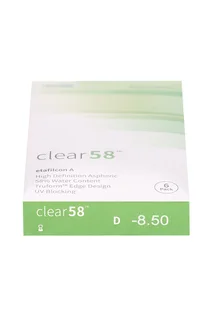 Линзы Clearlab Clear58 контактные R 8,7 (диоптрия -8,5) 6 шт