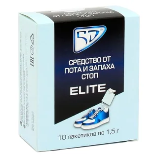Средство 5D Elite от пота и запаха стоп, 1,5 г, 10 шт