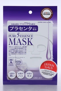 Маска Japan Gals Pure5 Essence с плацентой для лица