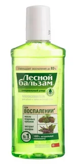 Лесной бальзам ополаскиватель для полости рта масло кедровых орешков экстракт шалфея 250 мл