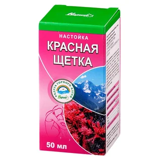 Красная щетка капли 50 мл