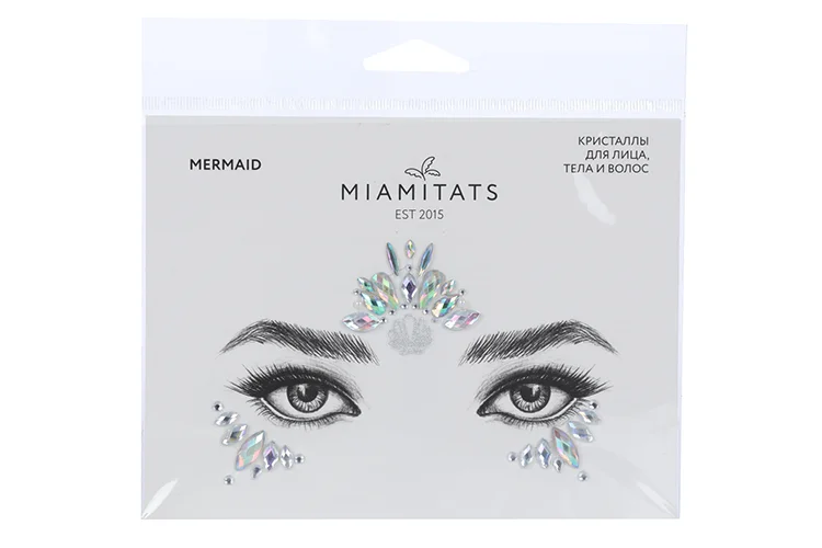Кристаллы на клейком слое для лица Miamitats Face Gems Glaze (3959)