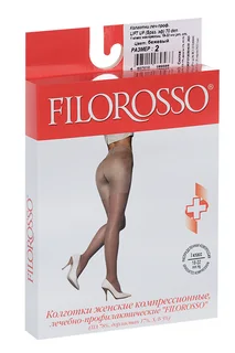 Колготки Filorosso Lift Up компресс лечеб-профилакт 70 den 1 класс бежевый р 2