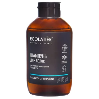 Шампунь мужской Защита от перхоти 400 мл Ecolatier