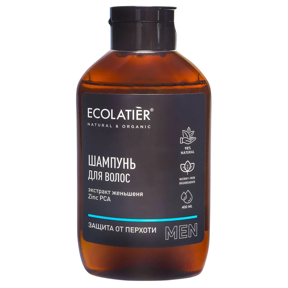 Шампунь мужской Защита от перхоти 400 мл Ecolatier