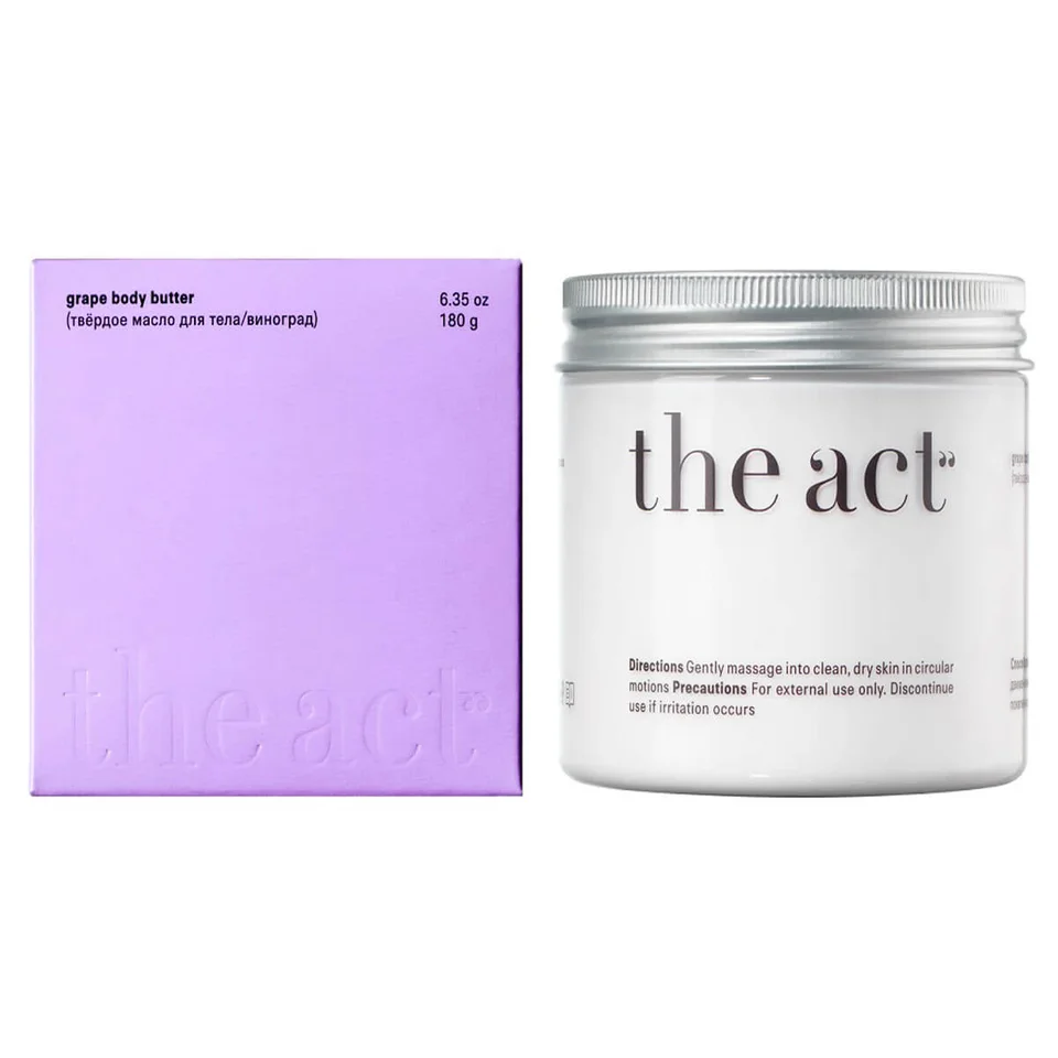 Масло The Act для тела твердое виноград 180 гр
