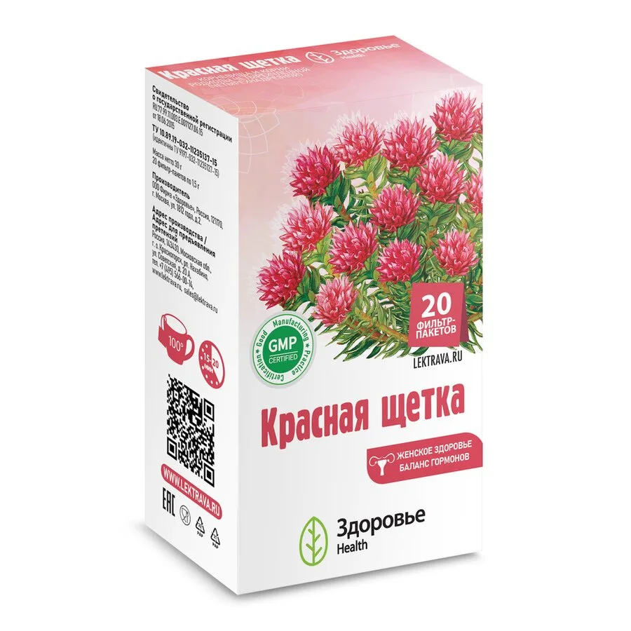 Красная Щетка Фиточай фильтр-пакет 1,5 гр 20 шт