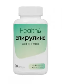 Спирулина+Хлорелла HealthIs 90 шт капсулы