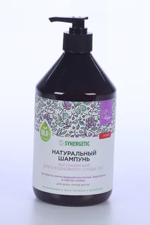 Шампунь Synergetic натур Экстрамягкий 2в1 для ежедневного ухода 750 мл