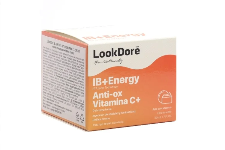 Крем-флюид тонизирующий Lookdore IB+Energy Anti-Ox Vitamin C+ 50 мл (8435534409074)
