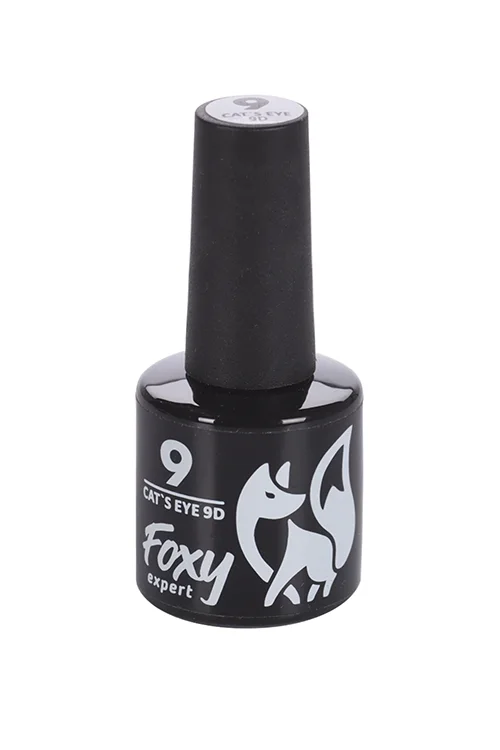 Гель-лак Foxy Expert CAT'S EYE 9D кошачий глаз для ногтей №9 8 мл