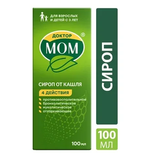 Доктор Мом 100 мл сироп растительный