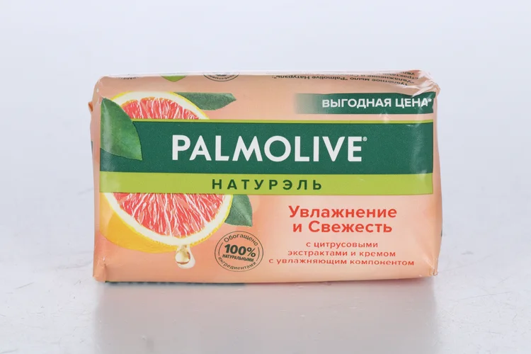 Мыло Palmolive Натурэль Увлажнение и Свежесть с цитрусов экстр и кремом 150 гр