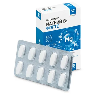 Магний В6 Форте Витаниум 30 шт таблетки