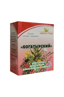 Напиток чайный Азбука трав Богатырский для повышения активности мужчин, 40 г