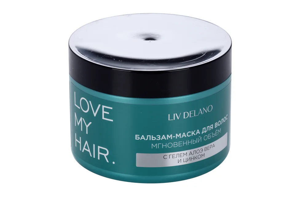 Бальзам-маска Liv Delano Love my Hair Мнгновен объем алоэ вера / цинк для вол 500 мл