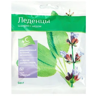 Pl Леденцы Мед-Шалфей 60 гр