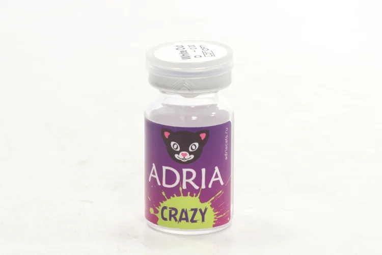 Контактные линзы Adria Crazy квартальные белый 0.00/14.0/8.6