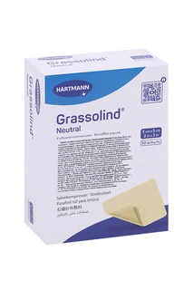 Повязка мазевая Grassolind neutral 5 см × 5 см 50 шт