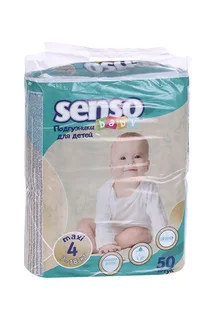 Подгузники Senso baby Maxi (7-18 кг) 50 шт