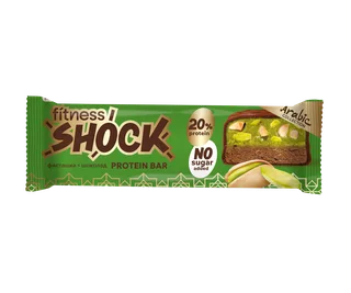 Батончик глазированный FitnesSHOCK "Фисташка-шоколад" 50 гр