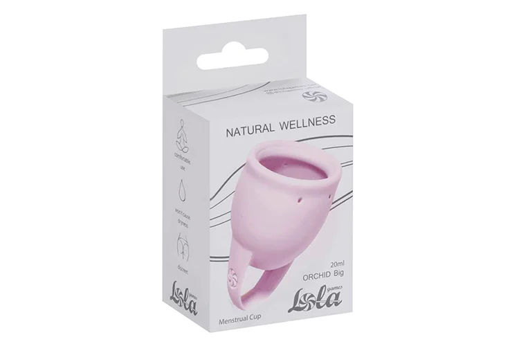 Менструальная чаша Natural Wellness Orchid Big цвет лавандовый 4000-12lola силикон 20 мл