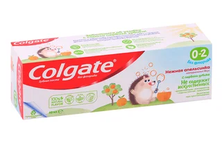 Зубная паста Colgate Нежные фрукты без фторида (0-2 года) 40 мл