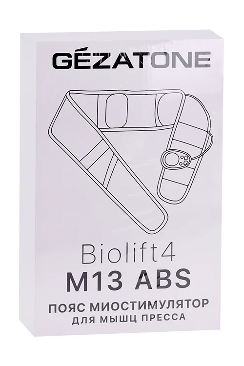 Пояс Gezatone Biolift4 ABS M13 миостимулятор для мышц пресса