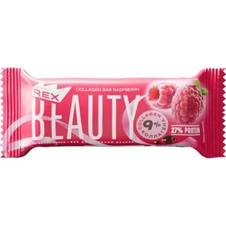 Батончик Protein Rex Beauty с высоким содержанием белка малиновый, 40 г