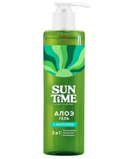 Гель Sun Time Алоэ увлажняющий и охлаждающий после солнца 200 мл