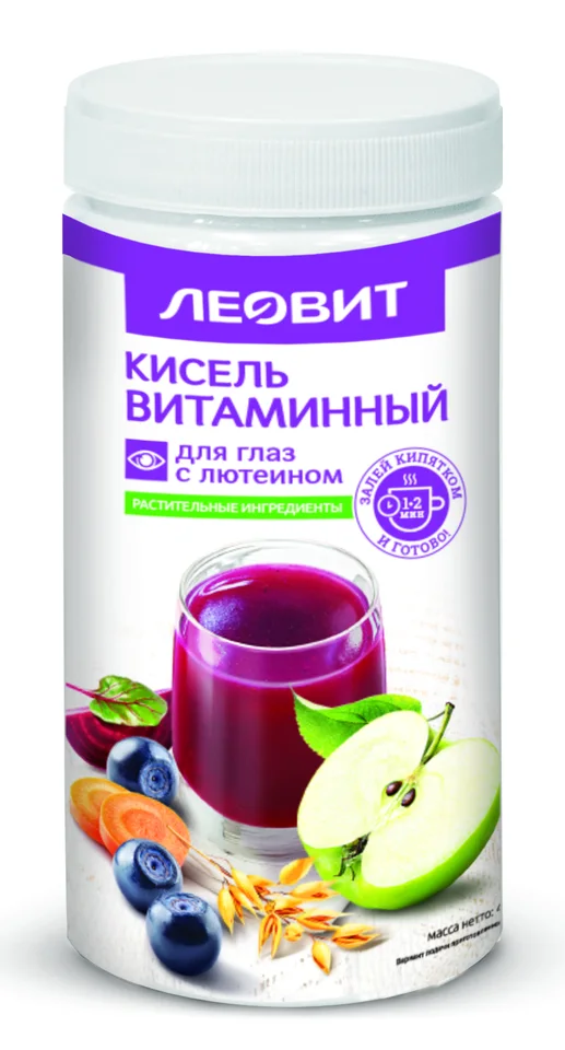 Леовит кисель Витаминный для глаз с лютеином 400 гр
