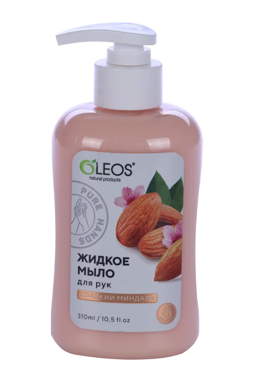 Мыло жид Олеос Сладкий миндаль для рук 310 мл