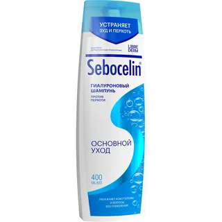 Гиалуроновый шампунь против перхоти Основной уход Sebocelin 400 мл Librederm