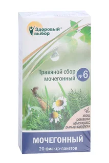 Сбор Здоровый выбор №6 мочегонный