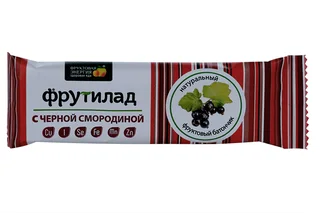 Батончик Фрутилад Фруктовая энергия черная смородина 30 гр