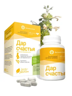 Капсулы Дар счастья для улучш детородной функции Природный лекарь 0,4 гр 60 шт Фитоком