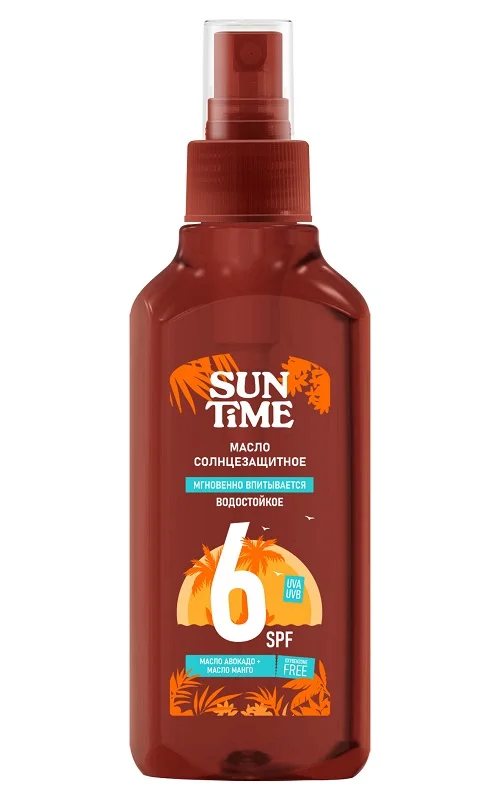 Масло Sun Time SPF-6 160 мл