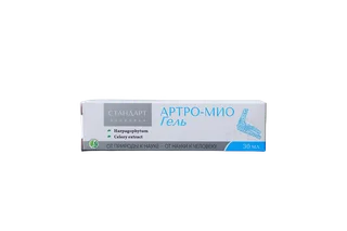 Гель Артро-мио для суставов при боли в спине и мышцах 30 мл