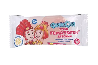Гематоген Дет Турбо Фиксики 35 гр