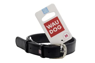 Ошейник Collar для собак серии waudog glamour обхват шеи 38-49 см черный