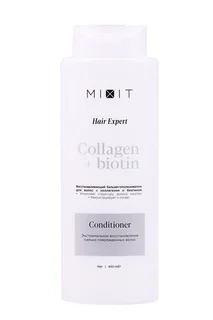 Бальзам-ополаскиватель Mixit Hair Expert Восстан с коллаг / биотин для волос 400 мл