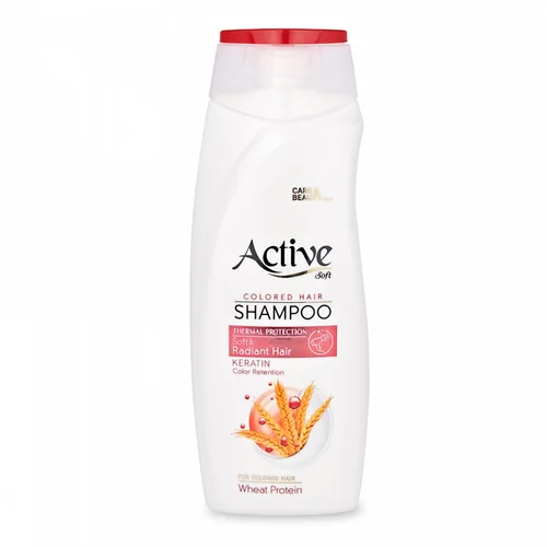 Шампунь Active Care&Beauty с кератином / пшеничным протеином для окраш волос 350 мл
