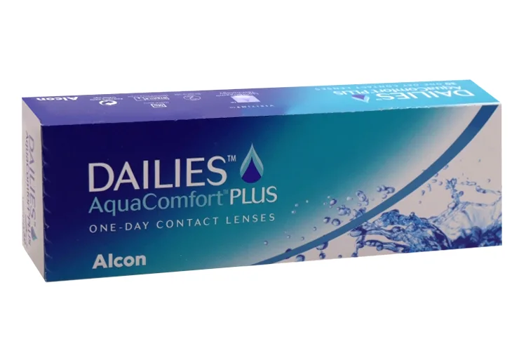 Линзы Alcon Dailies Aqua Comfort Plus контактные однодневные (диоптрия -2,75) 30 шт
