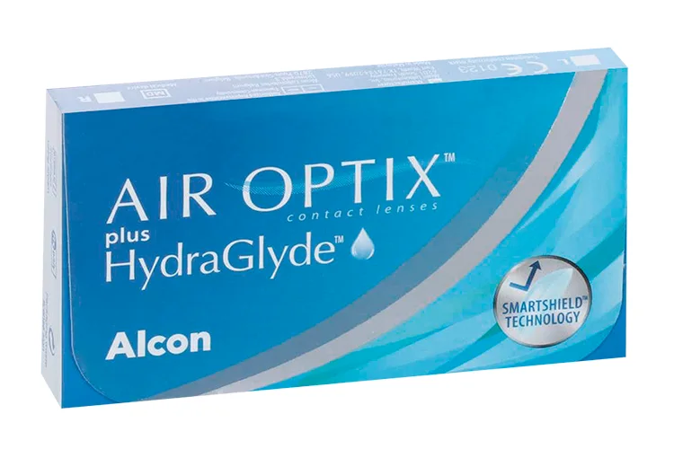 Контактные линзы Air Optix plus HydraGlyde (3) ежемесячные -7,0/14,20/8,6 3 шт