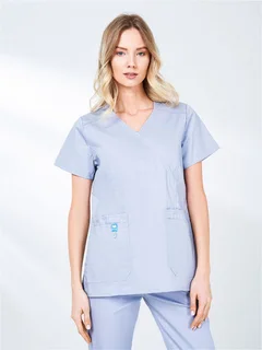 Рубашка медицинская Medcostume женская MC6066 серая р 48