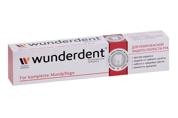 Зубная паста Modum Wunderdent для комплексной защиты полости рта 100 гр