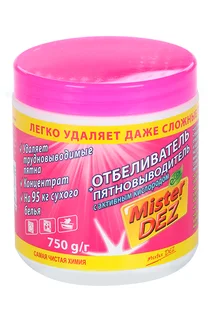 Отбеливатель-пятновыводитель Mister Dez Eco-Cleaning с активным кислородом 750 г