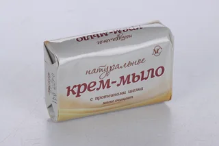 Крем-мыло Натуральное с протеинами шелка 90 гр /НК