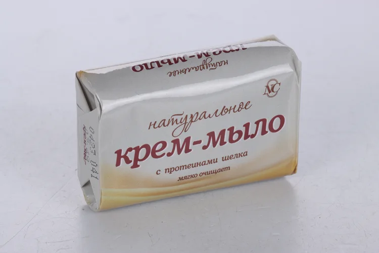 Крем-мыло Натуральное с протеинами шелка 90 гр /НК